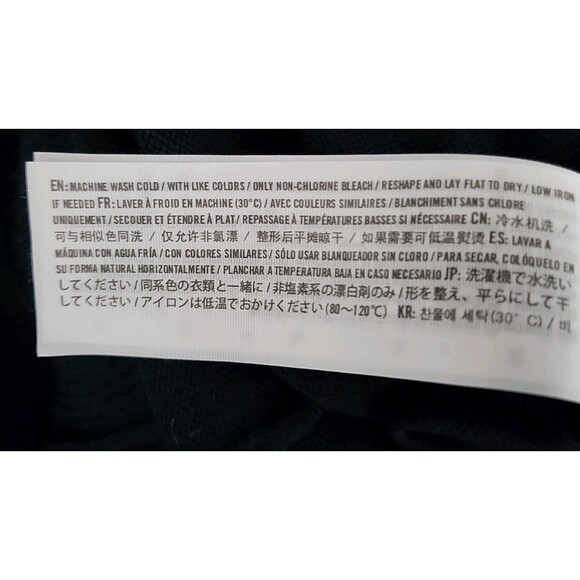 Vtg ABERCROMBIE & FITCH Sweater NWT Mens L Black Long Sleeve Cashmere Blend - Picture 6 of 7